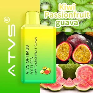 ATVS OPTIMUS Disposable Vape 600 Puffs – Kiwi Passionfruit Guava