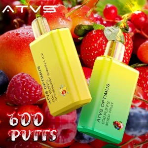 ATVS OPTIMUS Disposable Vape 600 Puffs – Strawberry Banana Ice