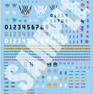 Bandai Spirits 30 Minutes Missions Quality Water Decal Universal 5