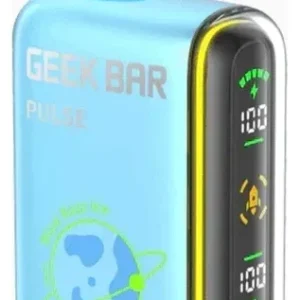 Blue Razz Ice Geek Bar Pulse ZERO NIC 15K