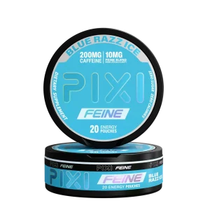 Blue Razz Ice Pixi Feine Energy Pouches