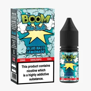 Blue Razz Lemonade Boom Nic Salt E Liquid 10ml | 10mg & 20mg | 50/50 VG/PG