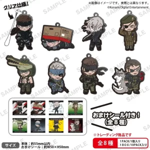 Bushiroad Creative Metal Gear Solid Rubber Strap Set Japan Official Toy