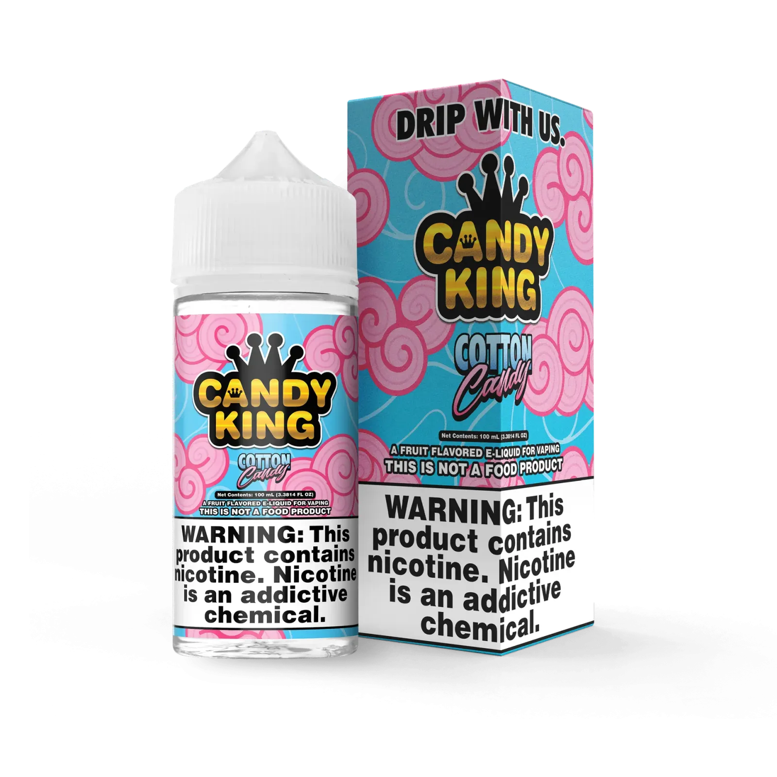 CANDY KING – Cotton Candy – 100ML E-Liquid