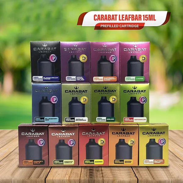 CARABAT LEAFBAR 15000 Puffs Prefilled Cartridge Genuine Stock Buy Now - Image 2