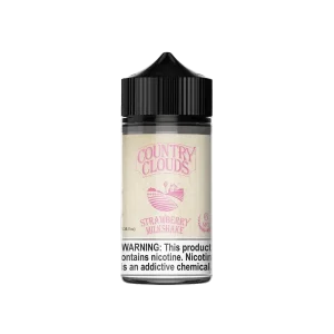 Country Clouds – Strawberry Milkshake – 100ML E-Liquid