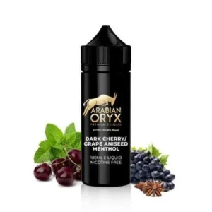 Dark Cherry / Grape Aniseed Menthol ARABIAN ORYX E Liquid 100ML | Premium 0mg Juice
