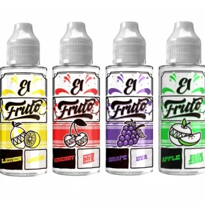 El Fruto E-liquid Fruity Vape Juice 100ML 0MG Shortfill 70vg/30pg Lemon | Peach