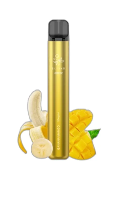 ELF BAR 600V2 Disposable Banana Mango 600 Puffs