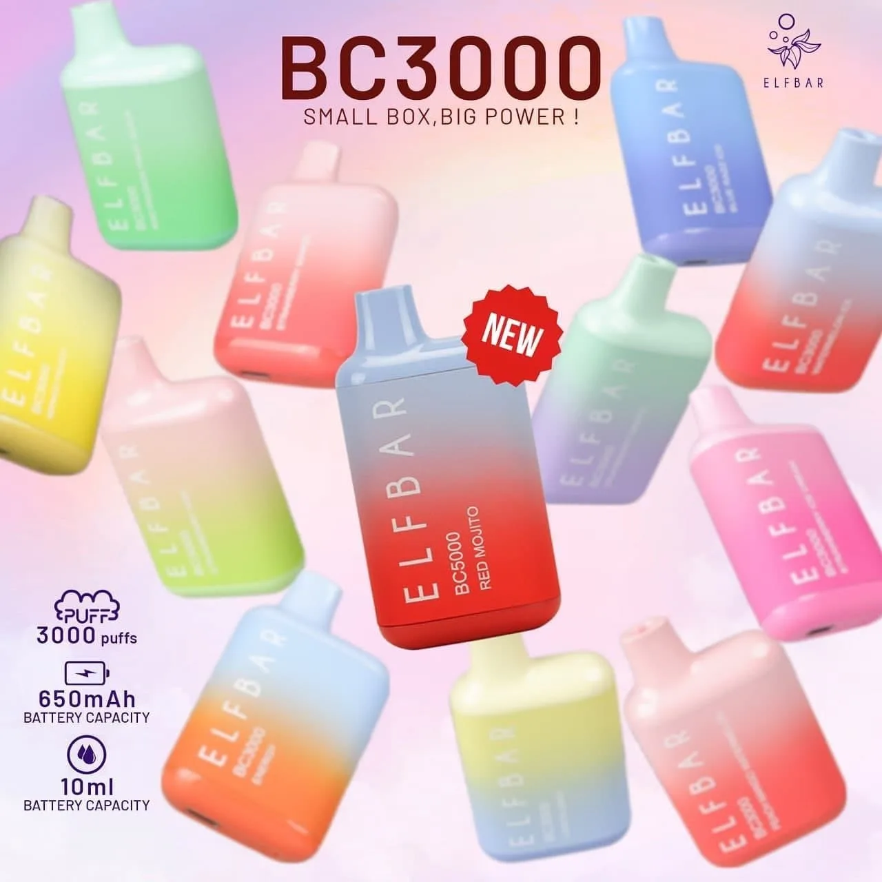 Elf Bar BC3000 Puff Disposable Pod - Image 2