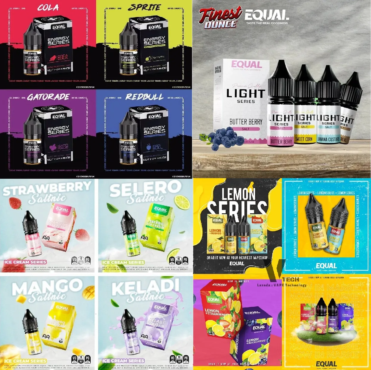 Equal Salt 10ml Genuine Stock Buy Now!