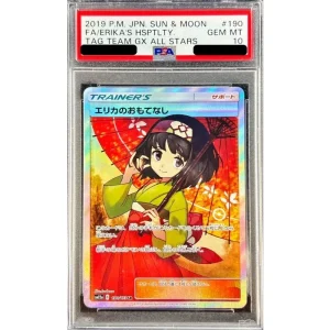 Ericas Hospitality 190/173 PSA10 Japanese Pokémon TCG Card