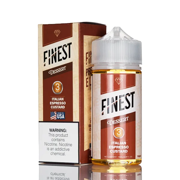 Finest E-Liquid – Desert Edition – Italian Espresso Custard – 100mL (DISCONTINUED)