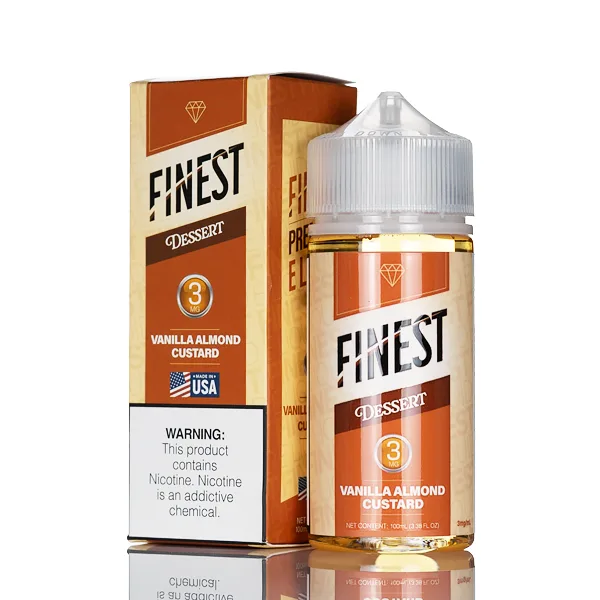 Finest E-Liquid – Desert Edition – Vanilla Almond Custard – 100mL (DISCONTINUED)