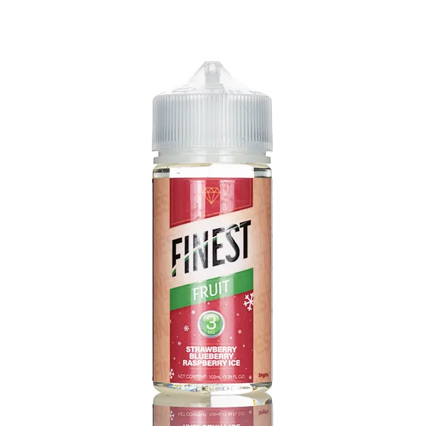 Finest E-Liquid – Fruit Edition – Strawberry Blueberry Raspberry Ice – 100mL (DISCONTINUED) - Image 2
