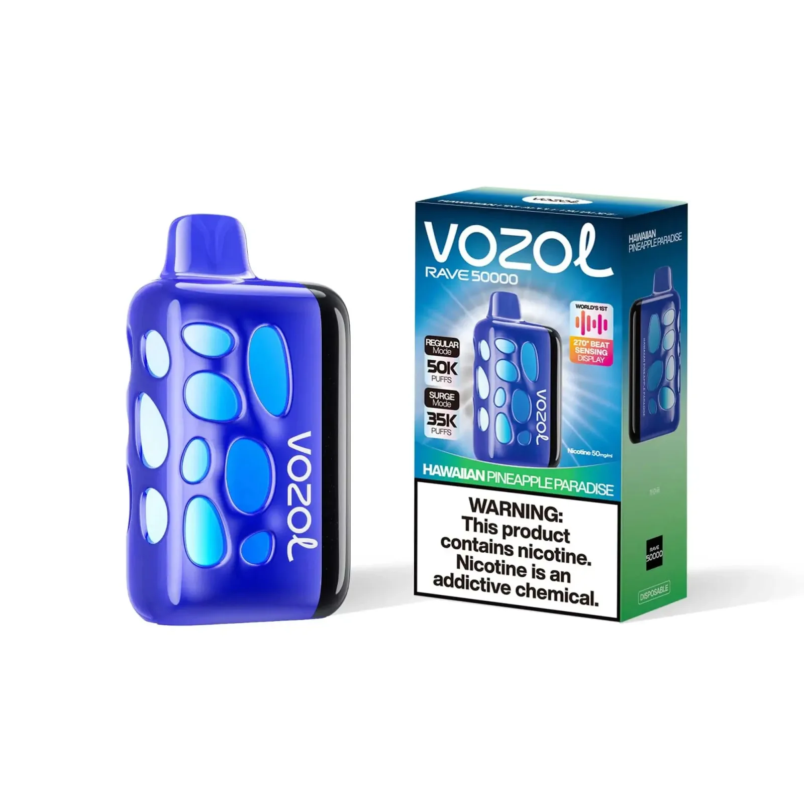 Hawaiian Pineapple Paradise - Vozol Rave 50000 Disposable
