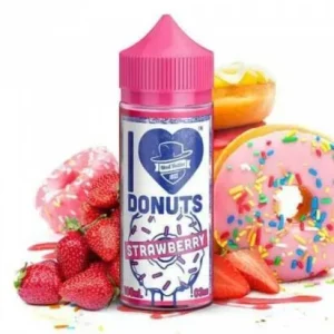 I LOVE DONUTS STRAWBERRY 80ML E-LIQUID BY MAD HATTER MIX SERIES