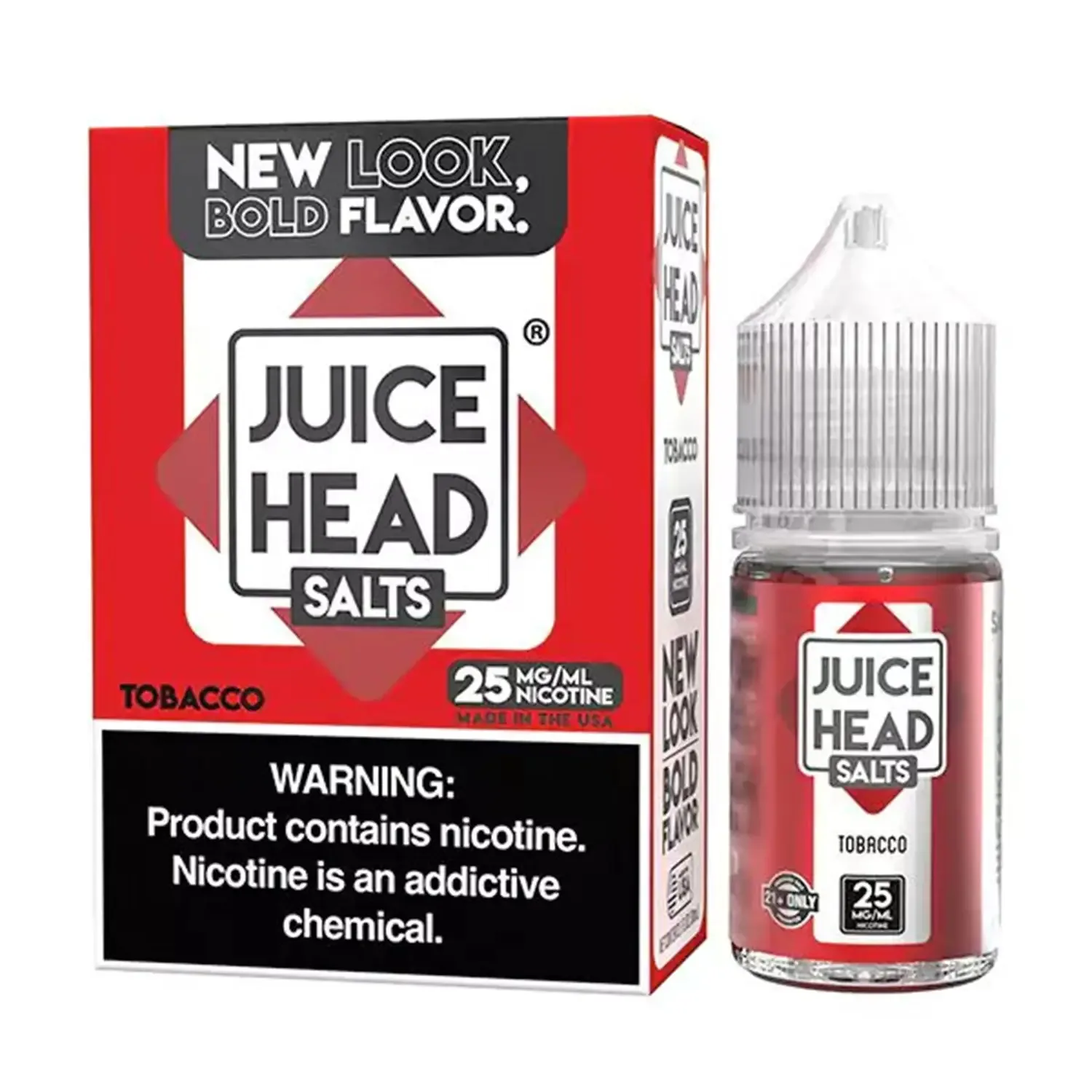 Juice Head Salts – Tobacco – 30ML E-Liquid