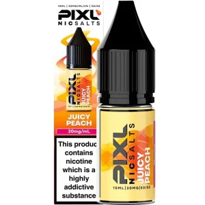 Juicy peach PIXL Nic Salts e-liquid 10ml