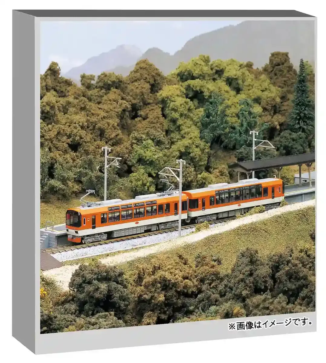 Kato N Gauge Model Train Eizan 900 Series Kirara Maple Orange 10-1472