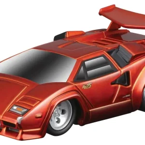 Kyosho Maisto Muscle Machines 1/64 Lamborghini Countach Orange Model MS15578MTO