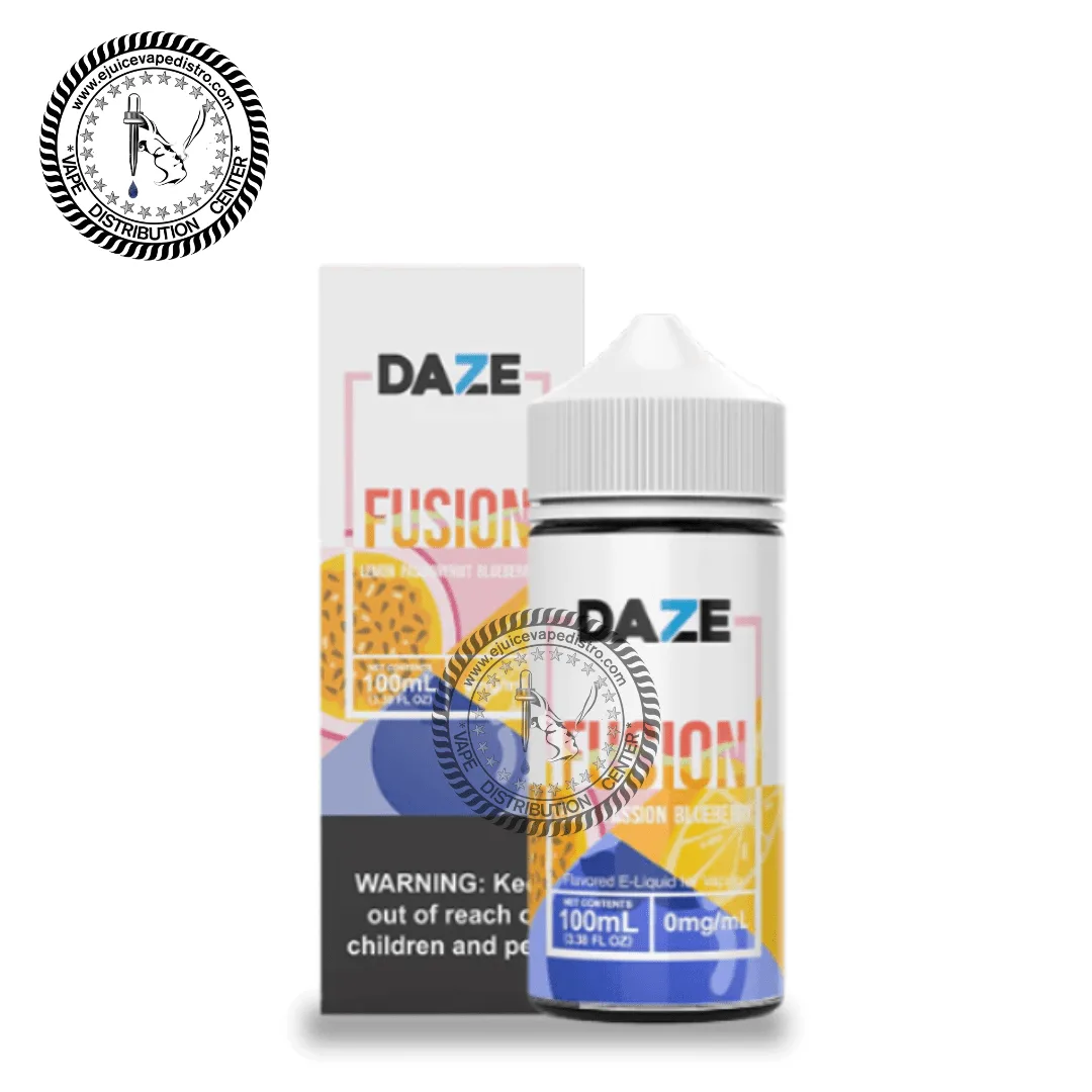 Lemon Passionfruit Blueberry by 7 Daze Fusion 100ML - Image 2