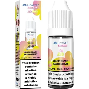 Lemon peach passionfruit Hayati Pro Max Nic Salts e-liquid 10ml
