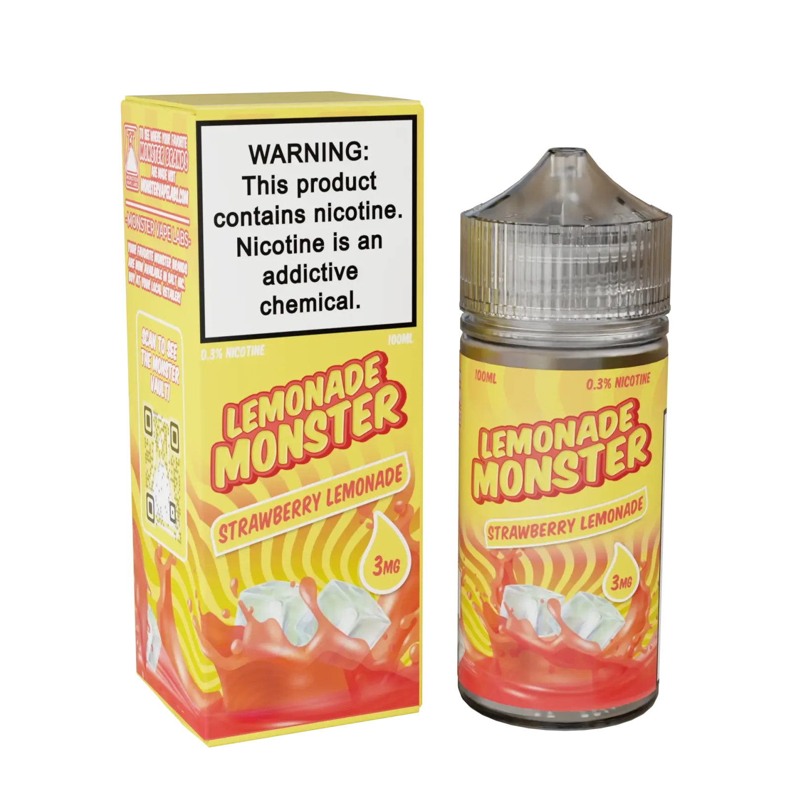 Lemonade Monster – Strawberry Lemonade – 100ML E-Liquid