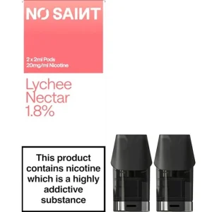 Lychee nectar NO SAINT pods 2 pack