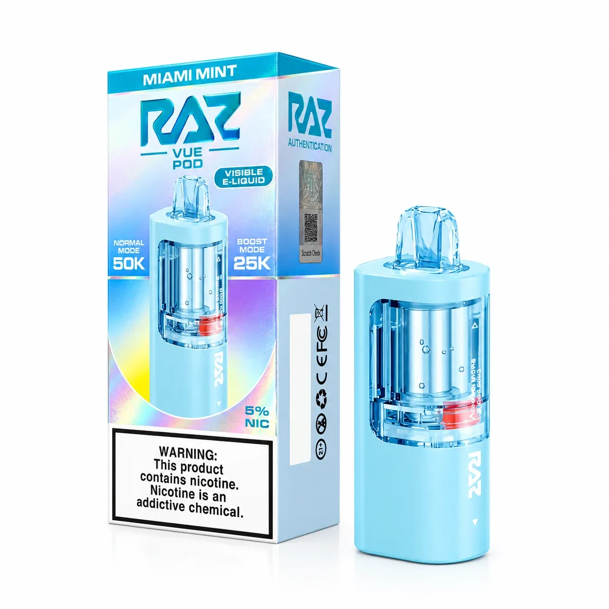 Miami Mint - RAZ Vue 50K Disposable Pod