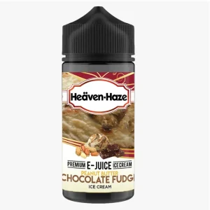 PEANUT BUTTER CHOCOLATE FUDGE ICE CREAM 100ML E LIQUID HEAVEN HAZE