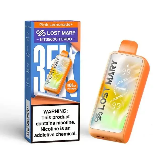 Pink Lemonade+ Lost Mary MT35000 Turbo Disposable Vape