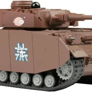 Platz Girls Panzer 1/64 RC Battle Tank Panzer IV H Type Model