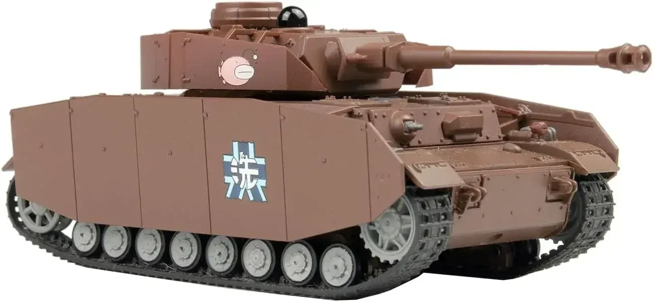 Platz Girls Panzer 1/64 RC Battle Tank Panzer IV H Type Model