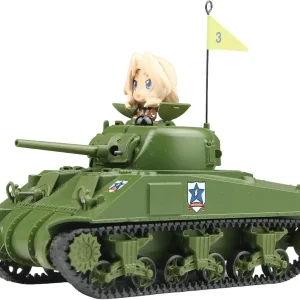 Platz Girls und Panzer M4 Sherman 75mm RC Tank GPRC 3 Model