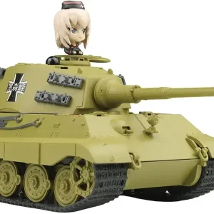 Platz Girls und Panzer Tiger II 1/64 Scale Electric RC Tank