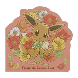Pokemon Die Cut Memo Pad Fleur De Coquelicot