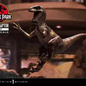 Prime 1 Studio Jurassic Park Velociraptor Jump Collectible Figure
