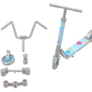 Pripra Figure Mic Play Scooter with Pop Pattern Design for Kids
