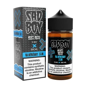 Sadboy Blueberry Jam Cookie 100ml Vape Juice - 3MG