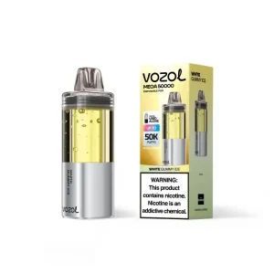 Vozol Mega 50K Disposable Pod (Requires Kit for Use) - White Gummy Ice