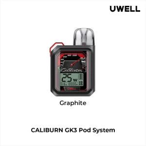 Uwell Caliburn GK3 25W Pod Kit - Graphite