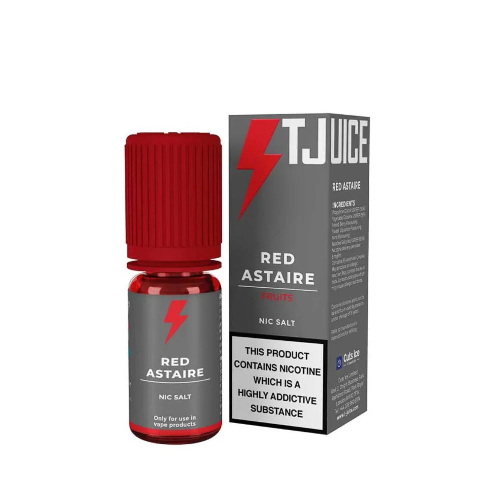 T Juice 20mg (2%) Nic Salt E-liquid 10ml - Image 2