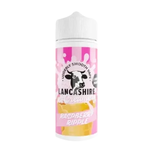 Raspberry Ripple 100ml Shortfill by The Lancashire Ice Creamery