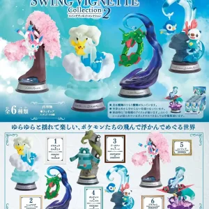 RE-MENT Pokemon Swing Vignette Collection Vol.2 6Pcs Complete Box