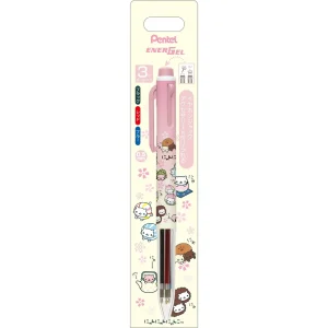 San-X EnerGel Pen PR11504 Nyan Nyan Nyanko H149mm x W16mm x D15mm