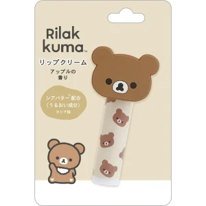 San-X Rilakkuma Apple Lip Balm With Chai-Roi Koguma Mascot Fe41403