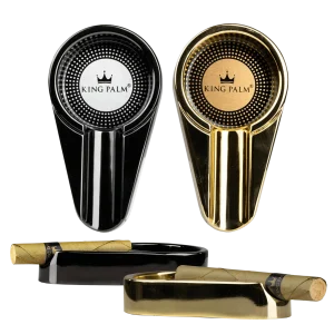Single Roll Ashtray – Gold & Silver