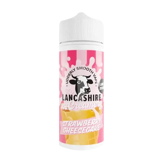 Strawberry Chessecake 100ml Shortfill by The Lancashire Ice Creamery