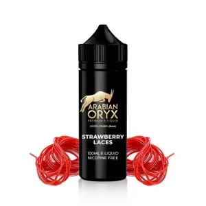 Strawberry Laces ARABIAN ORYX E Liquid 100ML | Premium 0mg Juice